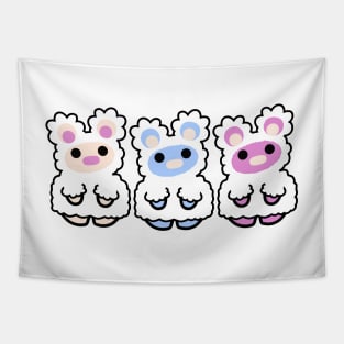 Three Chibis (Sheepish) Tapestry