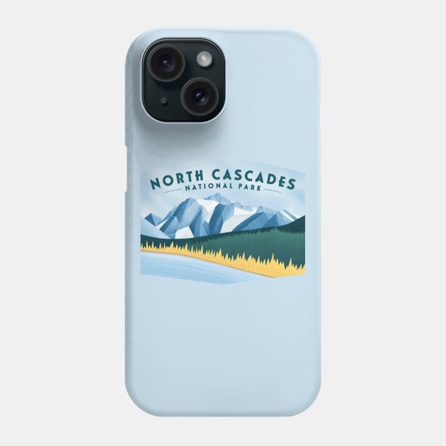 North Cascades National Park Phone Case by smalltownnc