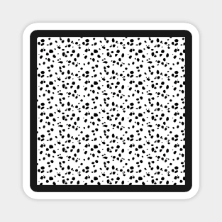 Cute Spots Dots Dalmatian Dog Print Magnet