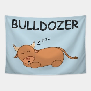 Bulldozer Tapestry