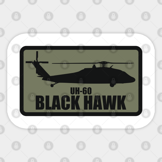 BLACK HAWK UH-60 US ARMY HELICOPTER LAPEL PIN BADGE 1.25 INCHES