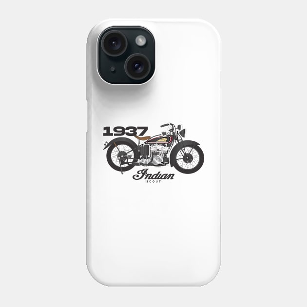 1937 Scout Phone Case by kindacoolbutnotreally