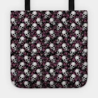 The Floral Skulls Tote