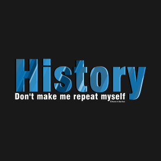 Blue Repeat History T-Shirt