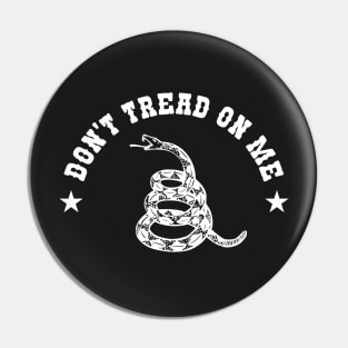 Don't tread on me Pin