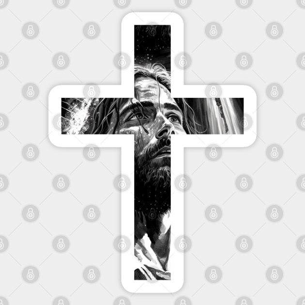 jesus christ - Jesus Christ - Sticker | TeePublic