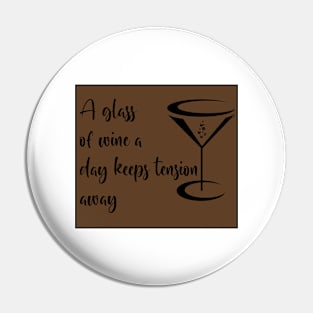 glass of wine Pin