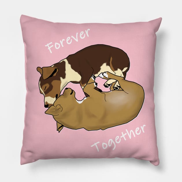 Forever Together Pillow by RedHeadAmazona