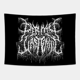 Per My Last Email - Death Metal Logo Tapestry