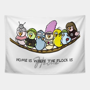 Home is Where the Flock is Tapestry