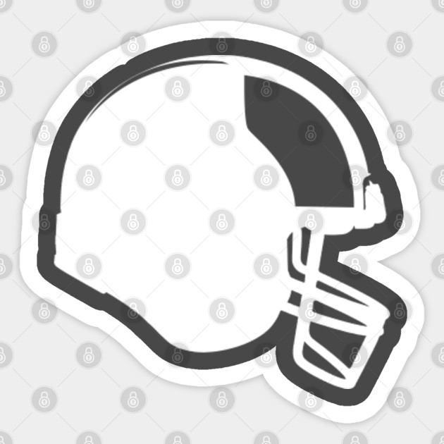 American Football Nfl Helmet Game Day American Nfl Football Helmet Sticker Teepublic Uk