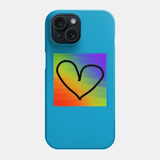 Colorful Heart Phone Case