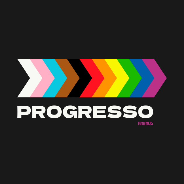 Rainbow Progress Arrow by raffaus