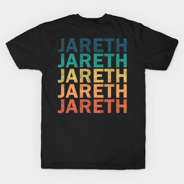 Discover Jareth Name T Shirt - Jareth Vintage Retro Name Gift Item Tee - Jareth - T-Shirt