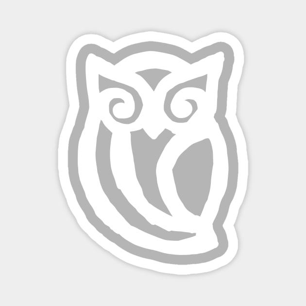 The Owl Logo Magnet by Little Designer