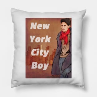 New york city boy Pillow