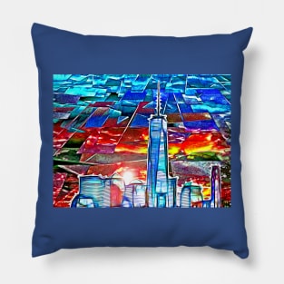 NYC in Colors Pillow