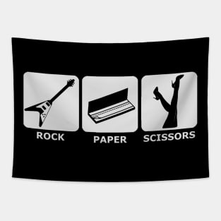 Rock Paper Scissors Tapestry