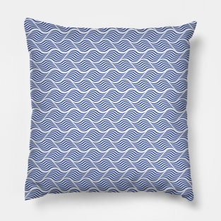 Blue Waves Pillow