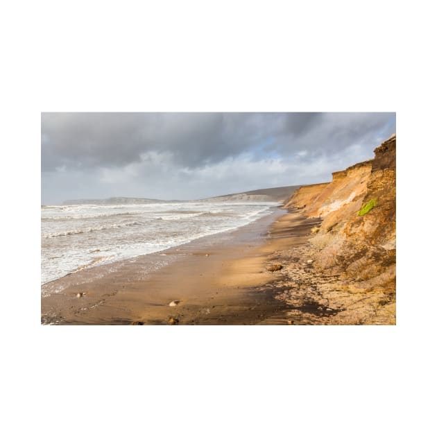 Compton Bay in Stormy Weather by GrahamPrentice
