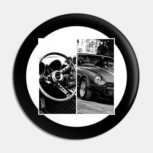 NISSAN DATSUN 280Z FAIRLADY Black 'N White 5 (Black Version) Pin