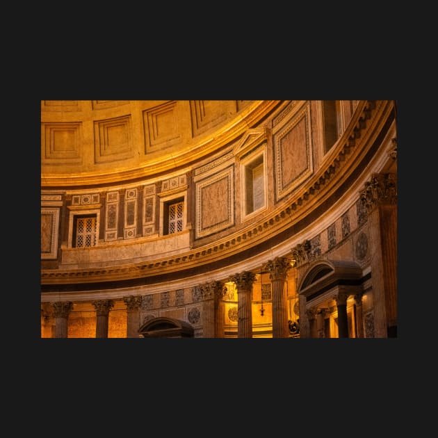 Interior of the pantheon in Rome - Interior do Panteão em Roma by stuartchard