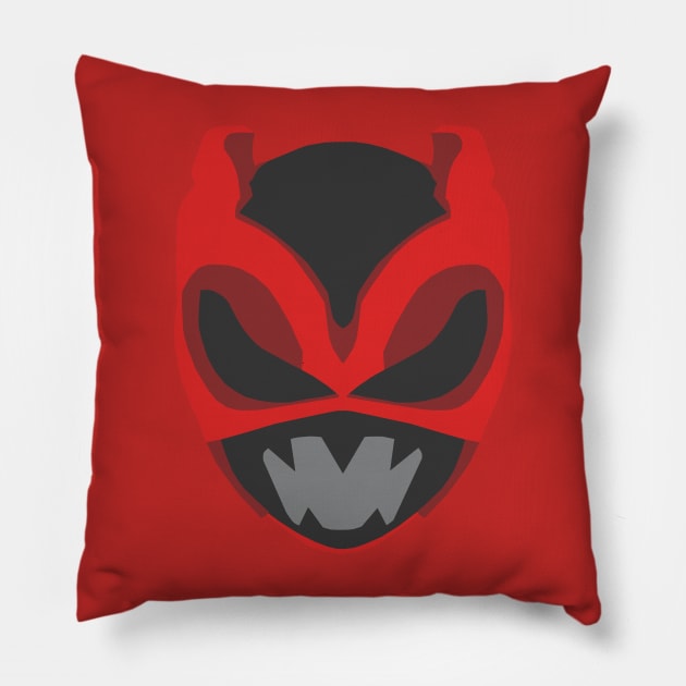 Psycho Red Pillow by DylanFredette