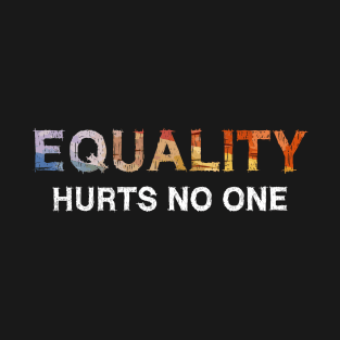 Pride Human Rights Lgbt Equality Hurts No One T-Shirt