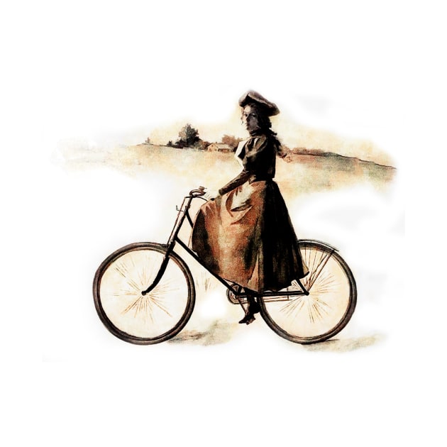 The Lady on the Bike (1890's) by PictureNZ