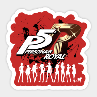 Persona 5 Royal Characters Sticker Set – Shadow Anime