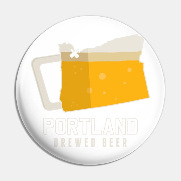 Portland Local Beer Pin by BentonParkPrints