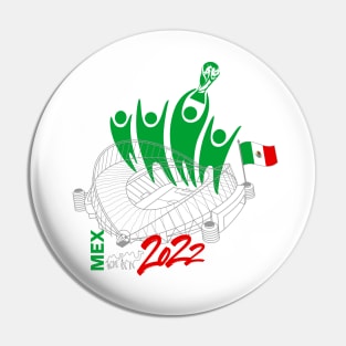 Mexico World Cup Soccer 2022 Pin