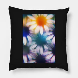 Echinacea photographed through prism filter Pillow