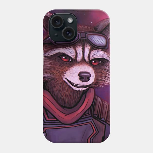 EG Portrait - Rocket Phone Case by dibujosbymari