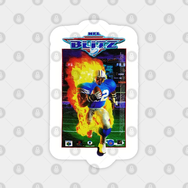 Football Blitz - Video Game Magnet by nicklower