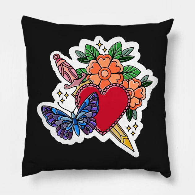 You give me butterflies Pillow by astroashleeart
