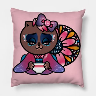 Sitting Geisha Cattie Pillow