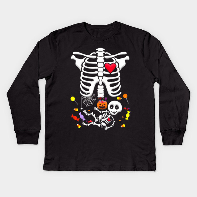 Halloween Baby Skeleton Black Maternity Soft Long Sleeve T Shirt Women S Clothing Com Clothing Shoes Accessories