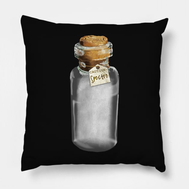 The dreaded Spectres of Cittàgazze Pillow by drawnexplore