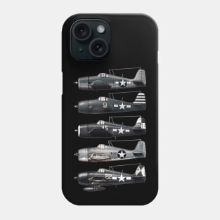 Grumman F6F Hellcat WW2 Fighter aircraft Phone Case