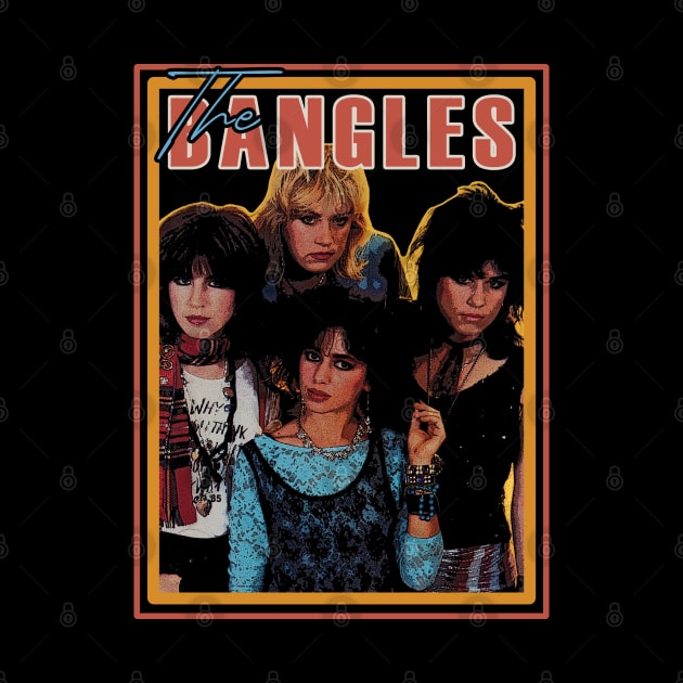 Manic Monday Blues Vintage Tees Capturing The Bangles’ Pop Rock Brilliance by Chibi Monster