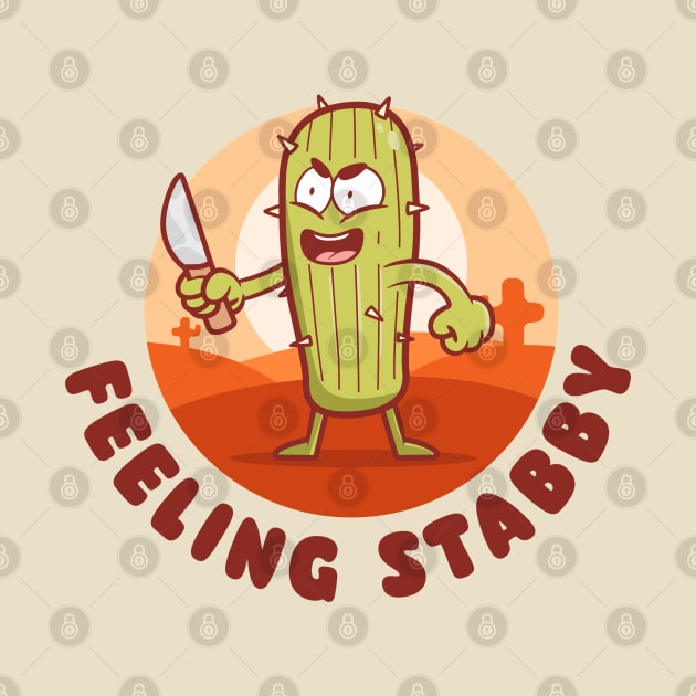 Feeling stabby cactus (on light colors) by Messy Nessie