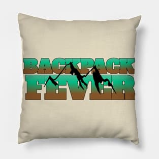 Hiking t-shirt designs Pillow