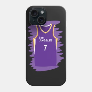 Los Angeles Sparks uniform number 7 Phone Case