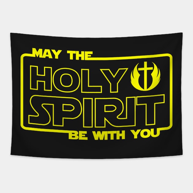 May The Holy Spirit Be With You | Christian T-Shirt, Hoodie and Gifts Tapestry by ChristianLifeApparel