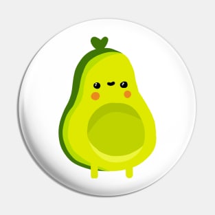 cute kawaii avocado Pin