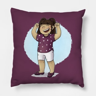 I Know I Am Strong Graphic Pillow