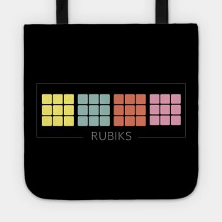 Minimal Rubiks cube colorful Tote