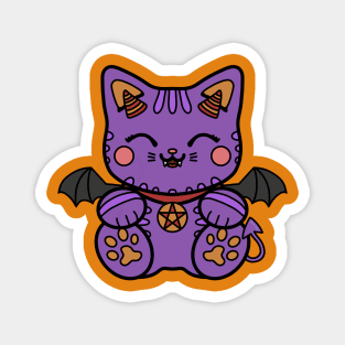 Halloween Kitty Magnet