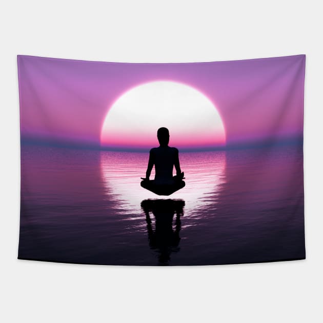 Meditation Feeling Tapestry by Ryan Rad